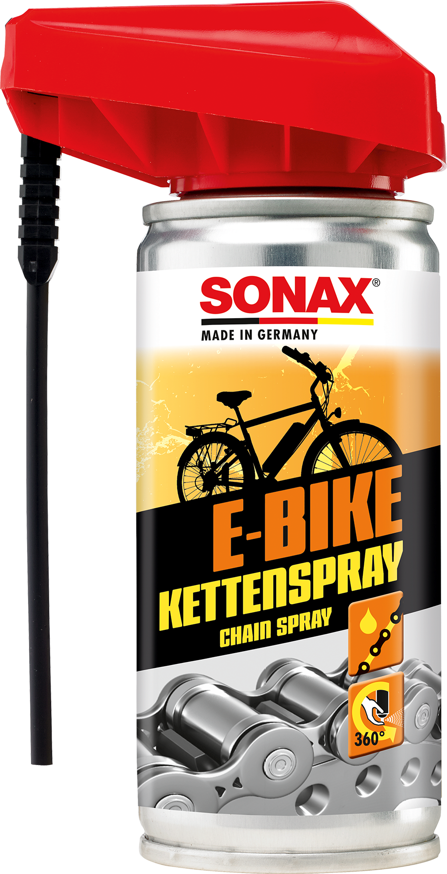 E-Bike Chain Spray with EasySpray- Bảo Dưỡng Xích (Sên) Xe Đạp Điện Dạng Phun với Đầu Phun Đa Năng